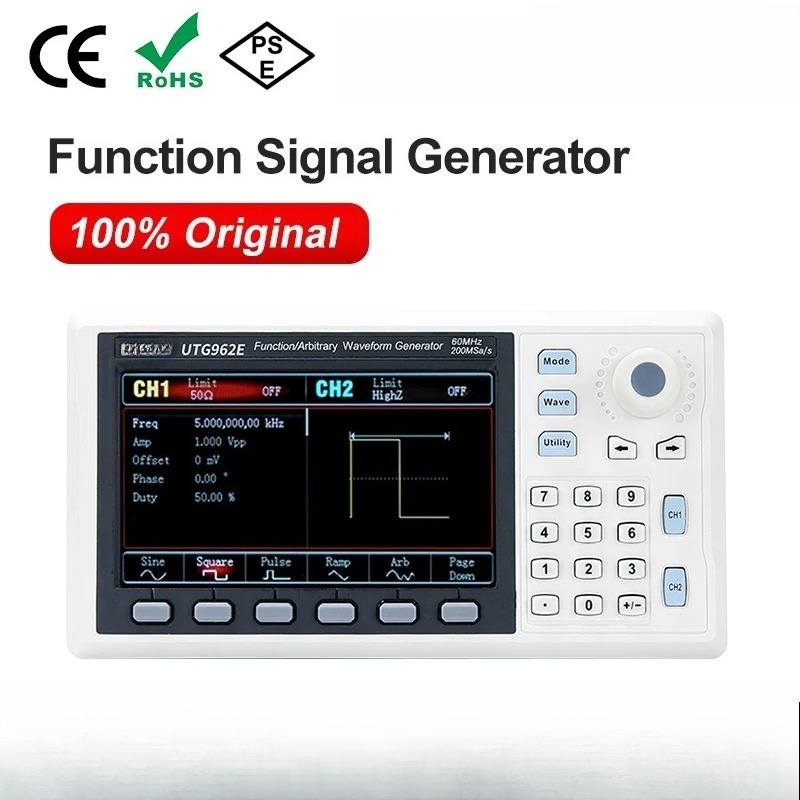Function Signal Generator UTG9 - Dual Channel Arbitrary Waveform Function Generator 60Mhz recension och pris