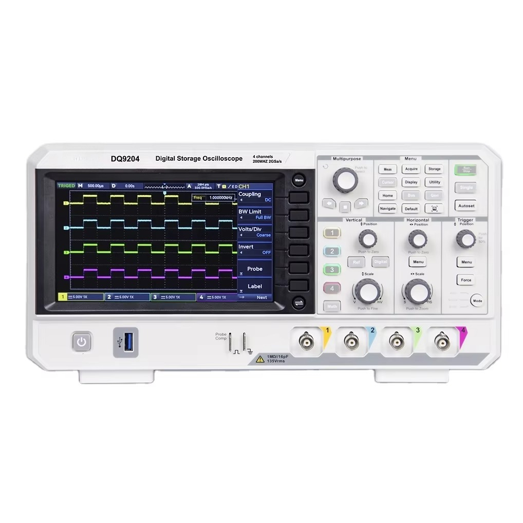 DQ9104 DQ9204 DIGITAL STORAGE  - Digital Storage Oscilloscope 4 Channel 100Mhz recension och pris