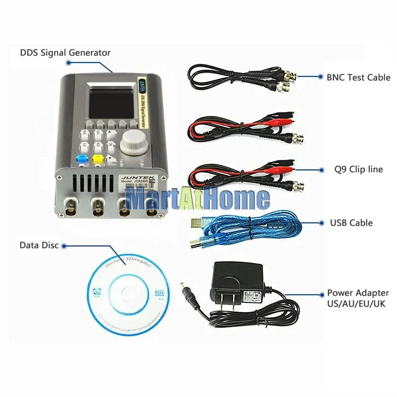 Digital Dual-channel DDS Signa - Dual Channel Arbitrary Waveform Function Generator 60Mhz recension och pris