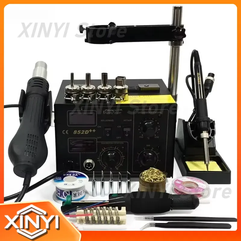 SAIKE 852D++ 2 in 1 SMD Rework - Smd Rework Station Hot Air Soldering 2 In 1 recension och pris